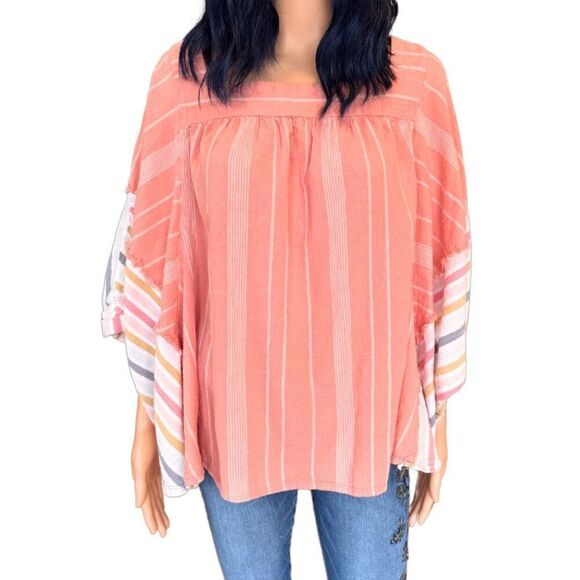 Upcycled Square Neck Tunic Top - Picture 2 of 5